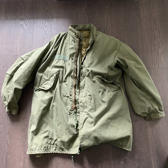 vintage Other - vintage army extreme cold weather fishtail parka with lining no hood  M65